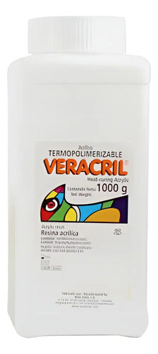 Acrílico Veracril Termocurado Transparente 1 Kg. Premium