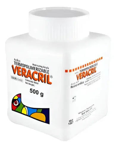 Acrílico Termocurable Veracril Rosado Jdo 500 Gr Termocurado