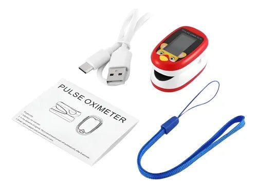 Oximetro De Pulso Usb Pediátrico Saturómetro Recargable