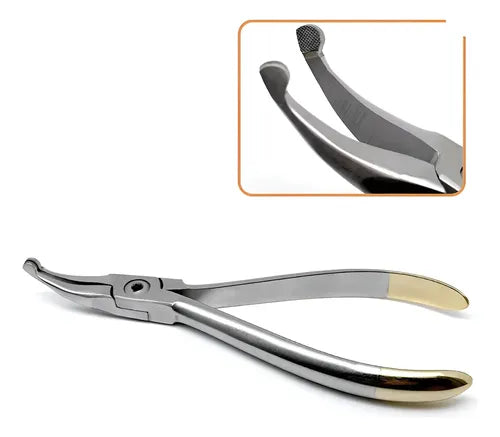 Alicate Ortodoncia Acero How Angulado Dental