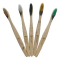 Pack Cepillos De Dientes De Bambú Ecológico 10u Calidad Stgo