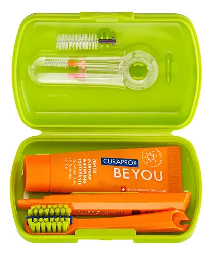 Set Dental Viaje Curaprox Ortodoncia Calidad Suiza Colores