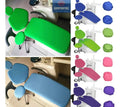 Funda De Cuero Pu Para Sillón Dental Set Calidad Santiago Color Café Mostaza