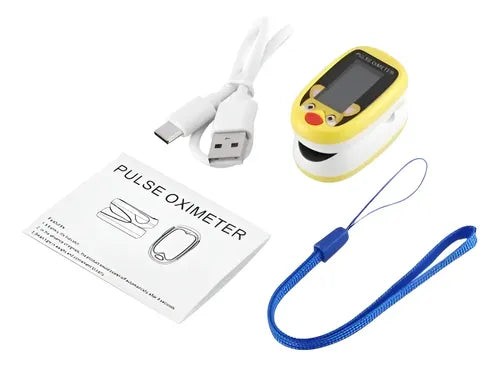 Oximetro De Pulso Usb Pediátrico Saturómetro Recargable