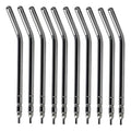 Set 10 Puntas Para Jeringa Triples Dental Autoclavable Acero