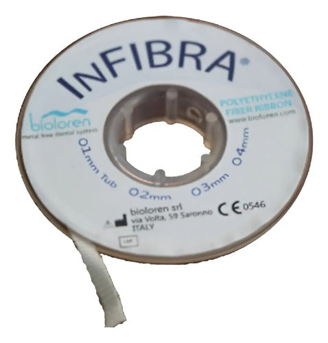 Banda De Refuerzo Dental Tira De Fibra Tipo Ribbon 1 Rollo