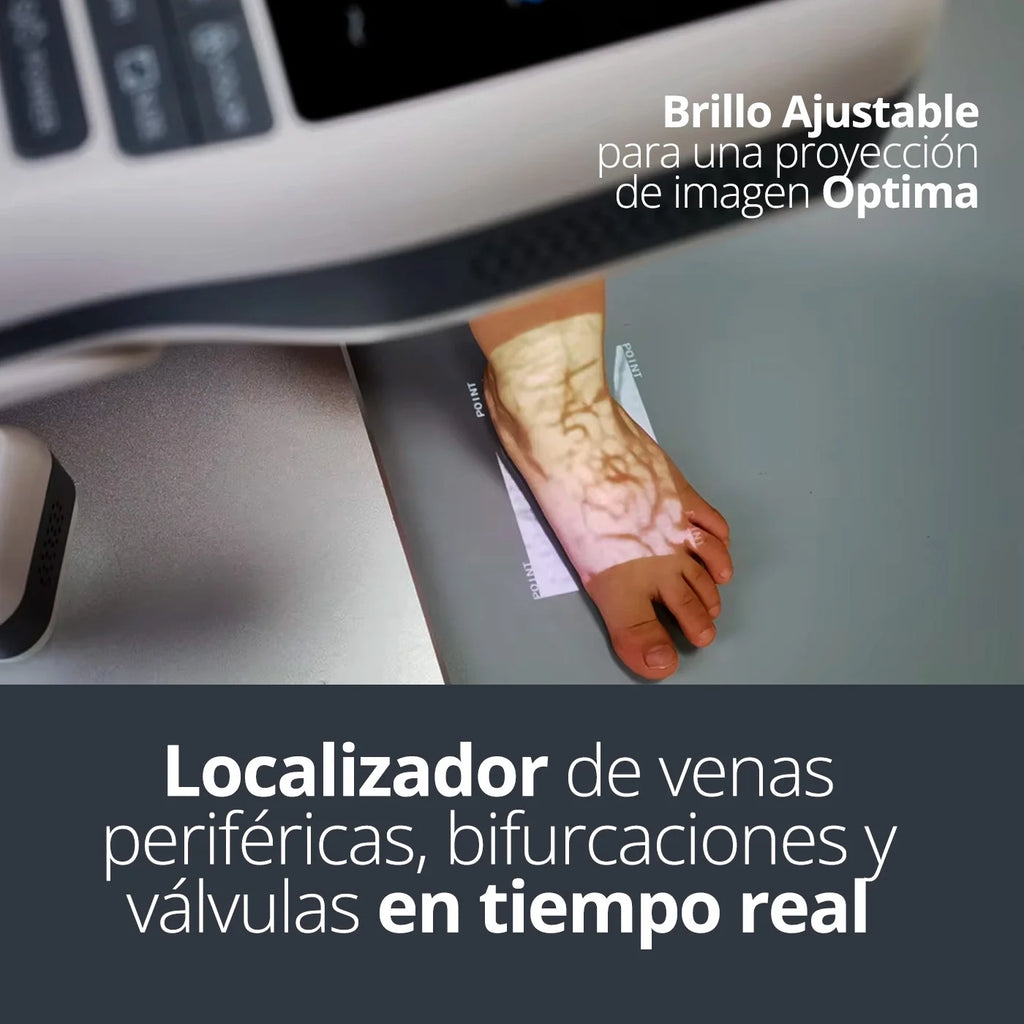 Detector Localizador de Venas Sinohero + Base de Acero