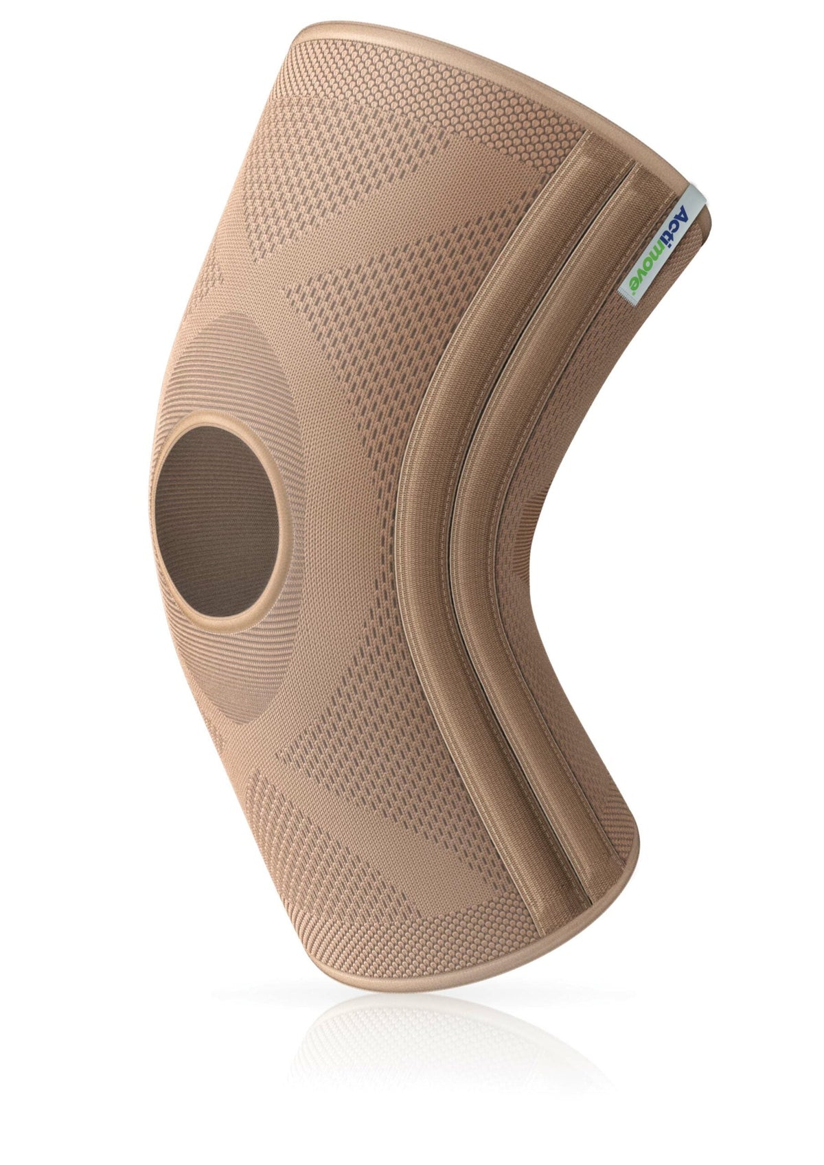 Rodillera Actimove /soporte De Rodilla Rotula Abierta color Beige