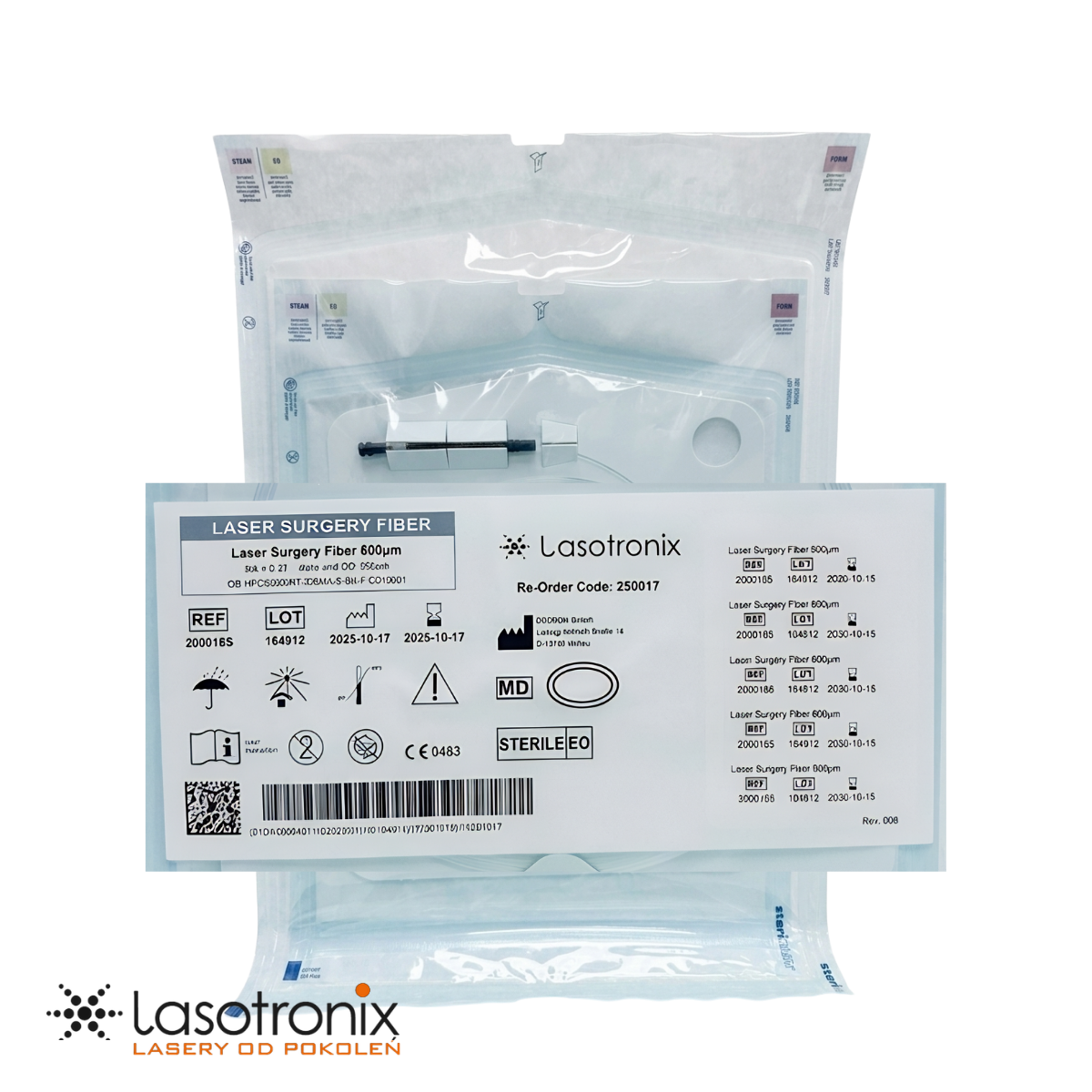 Fibra Óptica Lasotronix 600 µm | Alta Potencia y Cirugía Vascular