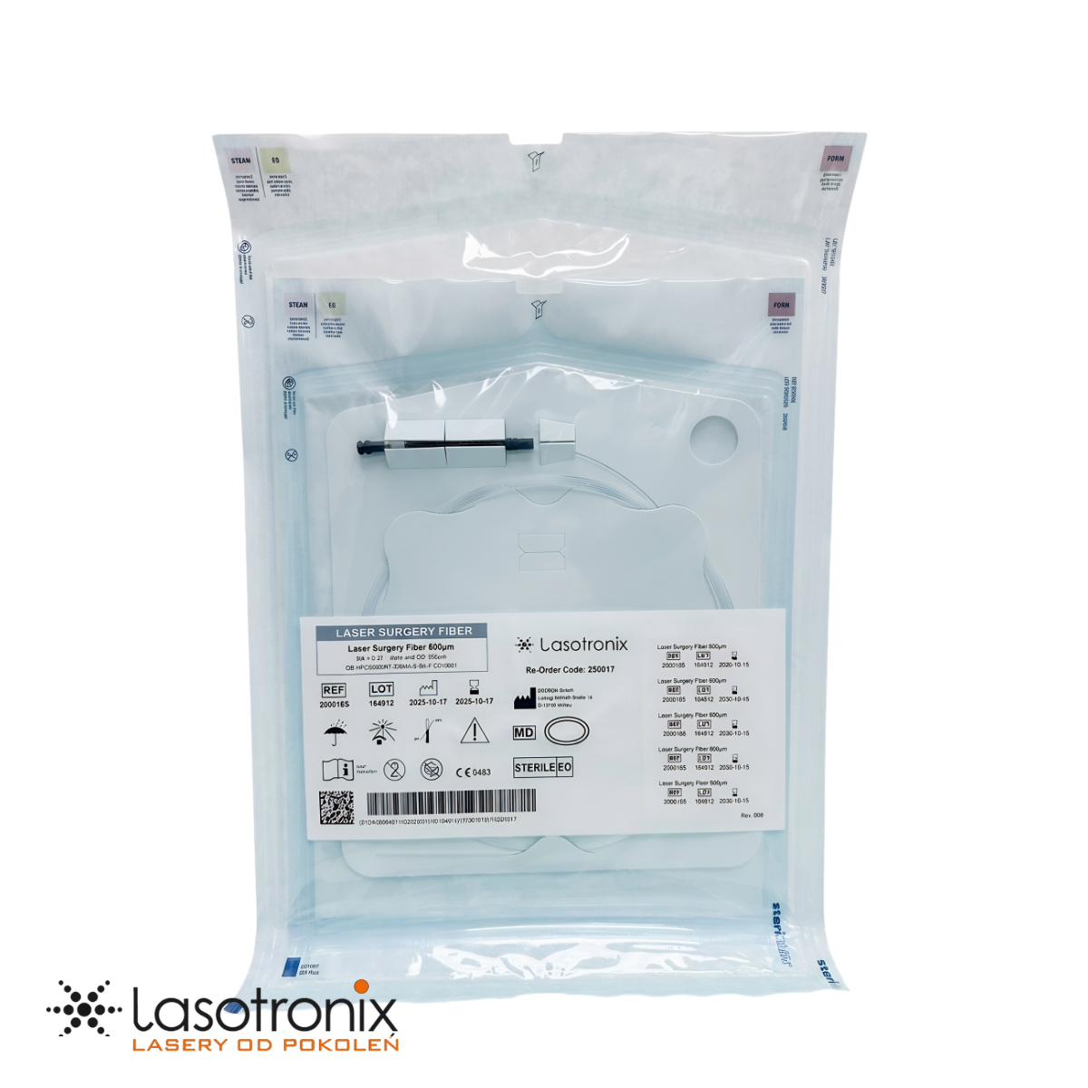 Fibra Óptica Lasotronix 600 µm | Alta Potencia y Cirugía Vascular