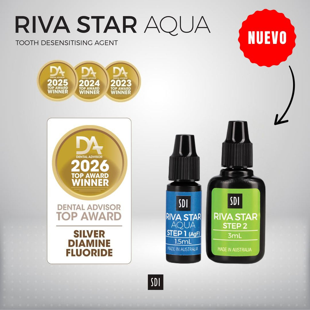 Riva Star Aqua SDI – Nueva Generación de (AgF) Fluoruro de Plata 38%