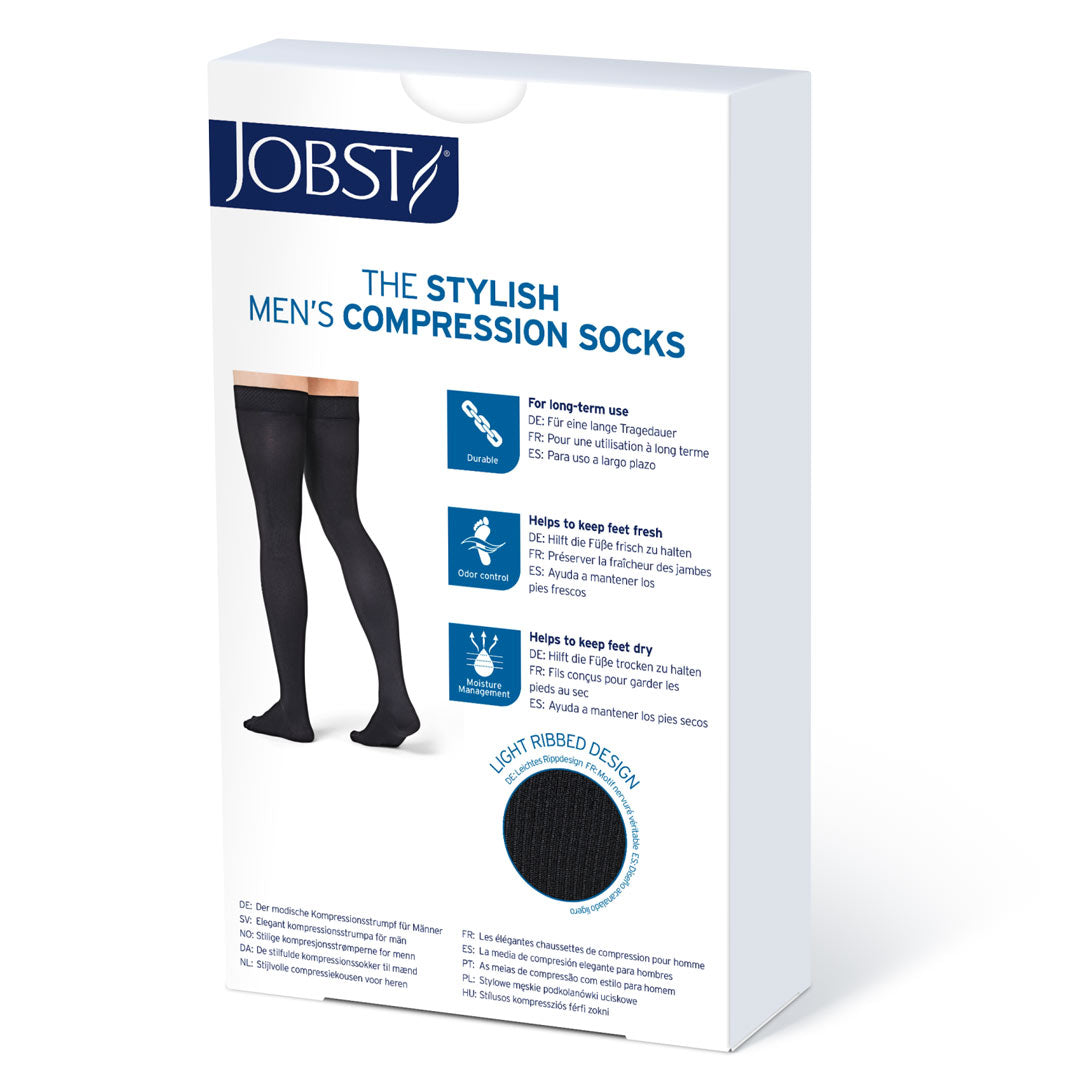 Calcetín Compresivo Jobst For Men 15/20 Rodilla S-m-l-xl