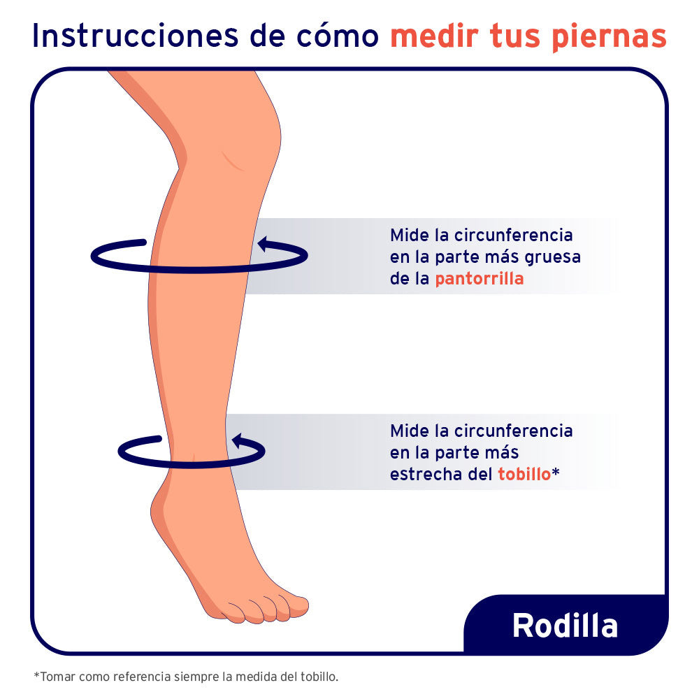 Calcetín Compresivo Jobst For Men 15/20 Rodilla S-m-l-xl