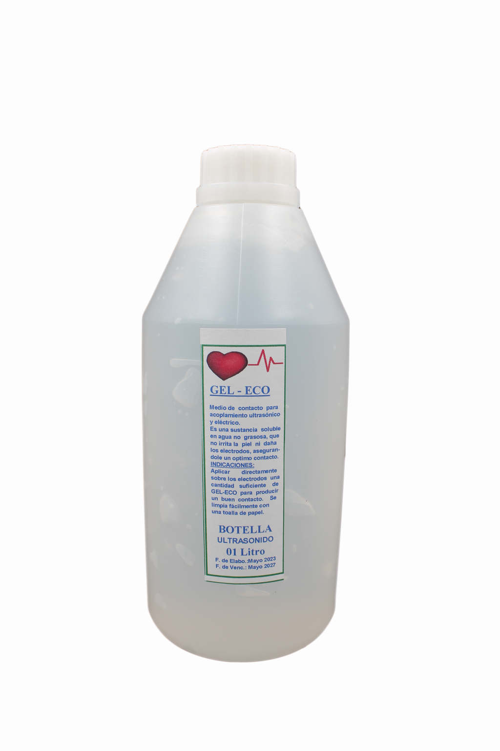 Gel Conductor Ultrasonido Ecografico 5 Litros + 1 litro.