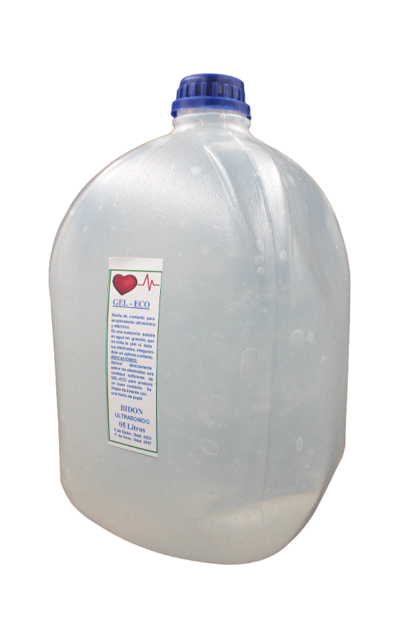 Gel Conductor Ultrasonido Ecografico 5 Litros + 1 litro.