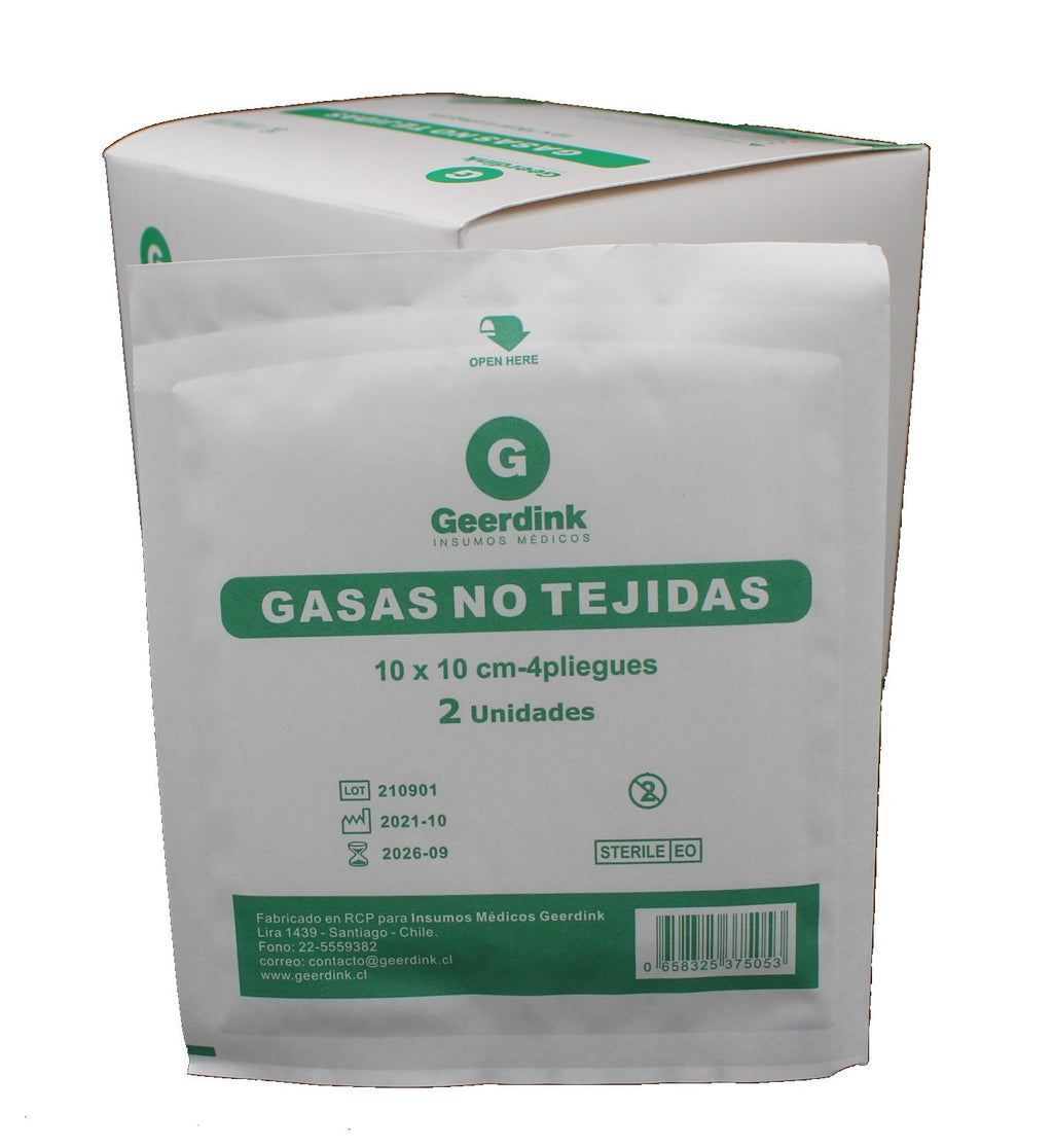 Gasa No Tejida Esteril Geerdink X 50 Sobres X 2 Unds.