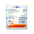 Gasa estéril no tejida Cranberry sobre individual sellado — unidad estéril para apósito primario