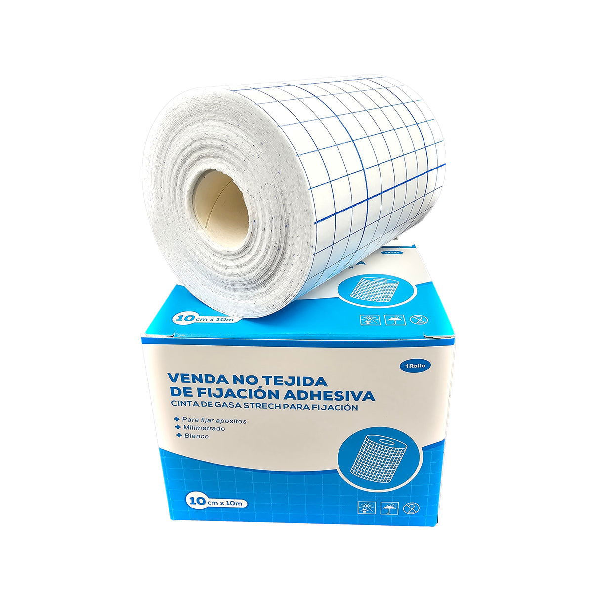 Venda de Gasa Stretch Adhesiva Geerdink 10 cm × 10 m | Caja Madre (80 unidades)