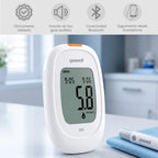 Glucómetro Yuwell 582 Smart + Voz Guiada + Bluetooth + 50 Cintas 50 Lancetas