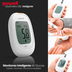Glucómetro Yuwell 582 Smart + Voz Guiada + Bluetooth + 50 Cintas 50 Lancetas