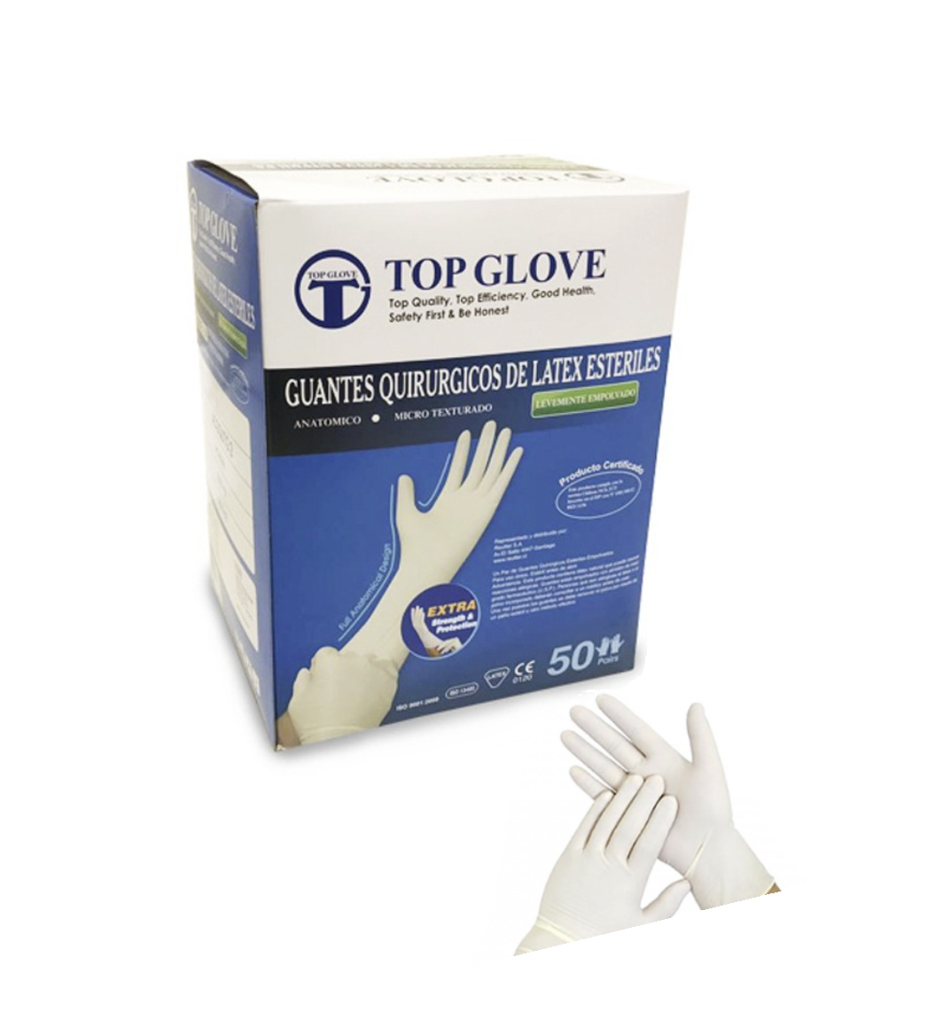 Guantes Quirúrgicos Estériles de Látex