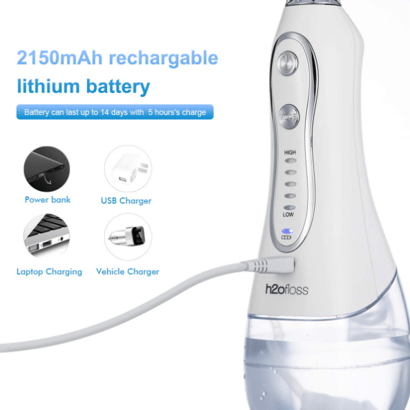 Irrigador Bucal Portátil Recargable Premium | H2O Floss