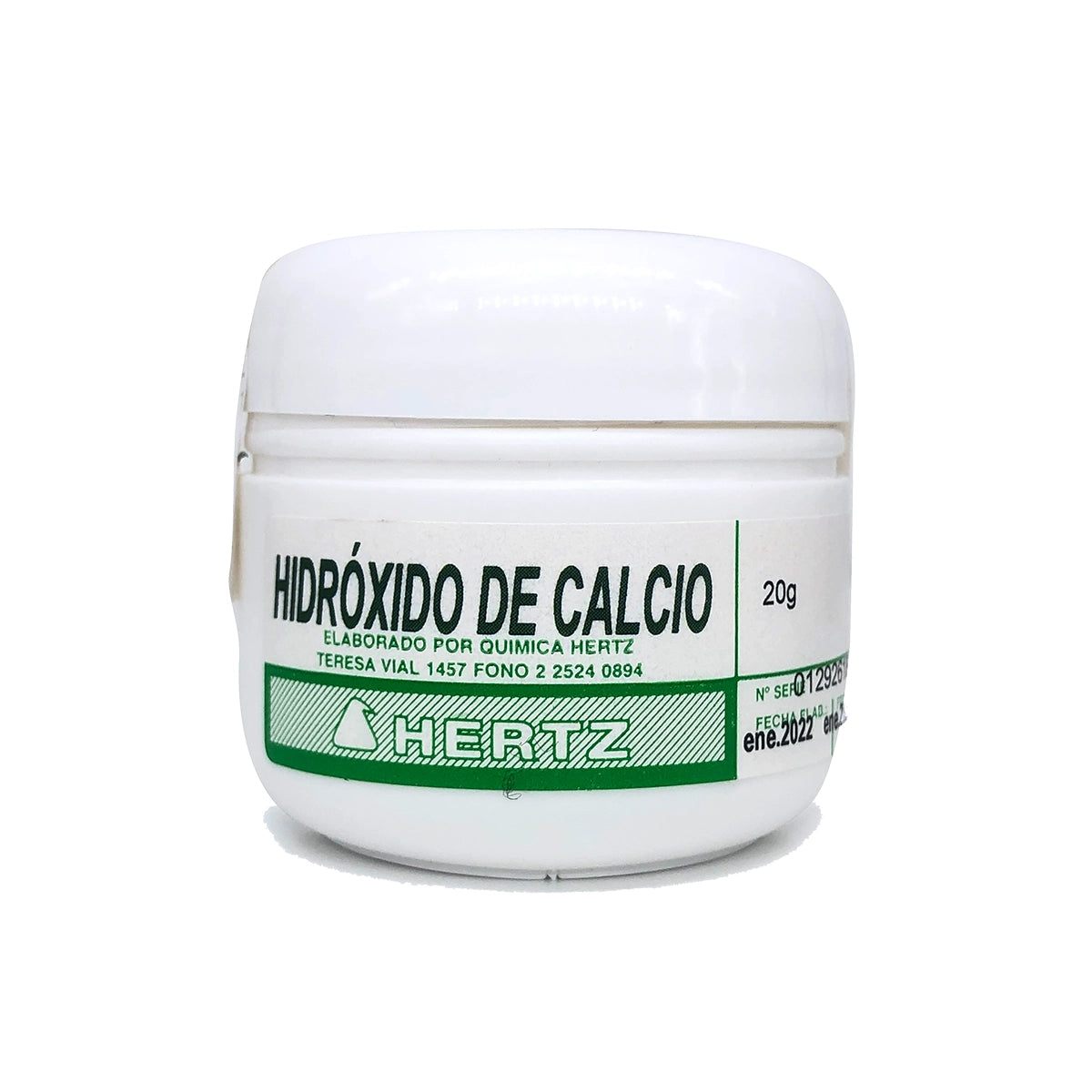 HIDROXIDO DE CALCIO EN POLVO 20 GR HERTZ