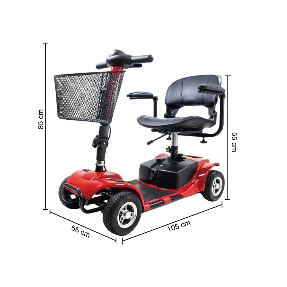 Scooter Eléctrico 4 Ruedas - Pro S1