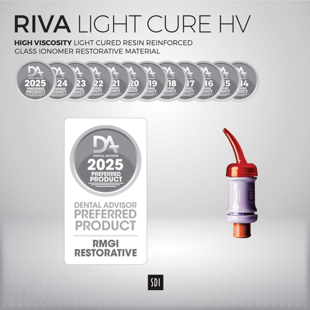 SDI Riva Light Cure HV Cápsulas (Sachet x10) – Ionómero Dental
