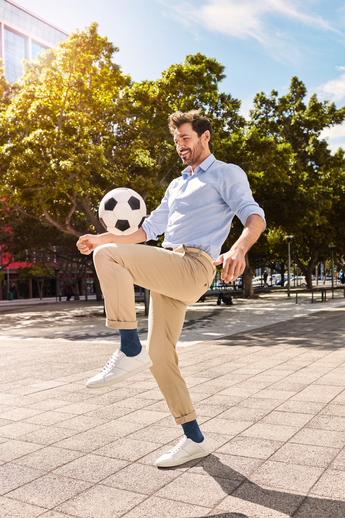 Calcetín Compresivo Jobst For Men 20/30 Muslo S-m-l-xl