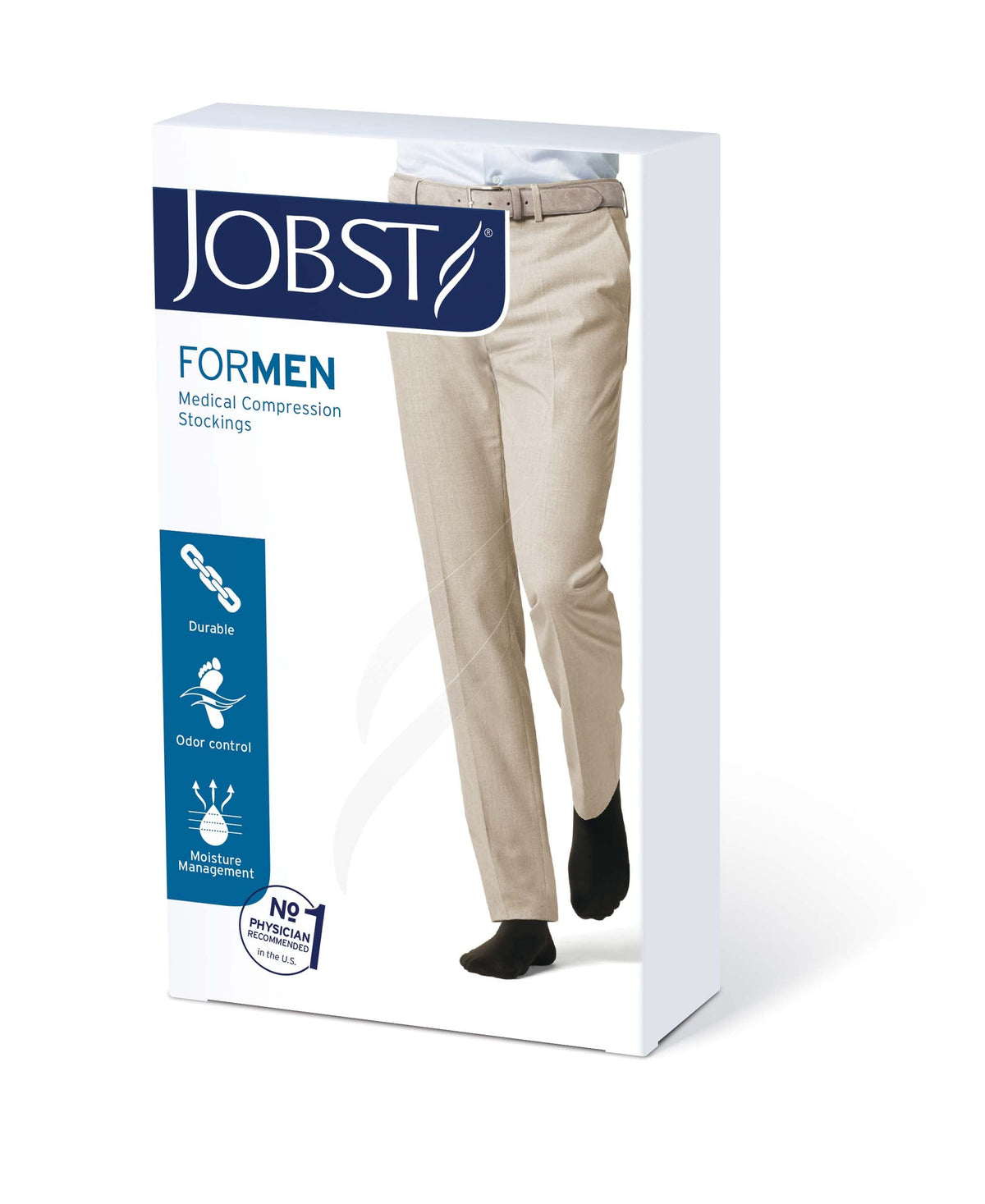 Calcetín Compresivo Jobst For Men 15/20 Rodilla S-m-l-xl