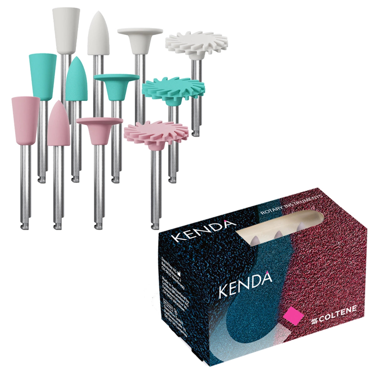 KIT PULIDO COMPOSITE CGI KENDA SURTIDO 12PCS CON SHAPEGUARD