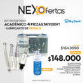 OFERTA KIT ROTATORIO SKYDENT 4 PIEZAS ESTUDIANTIL + LUBRICANTE SKYDENT