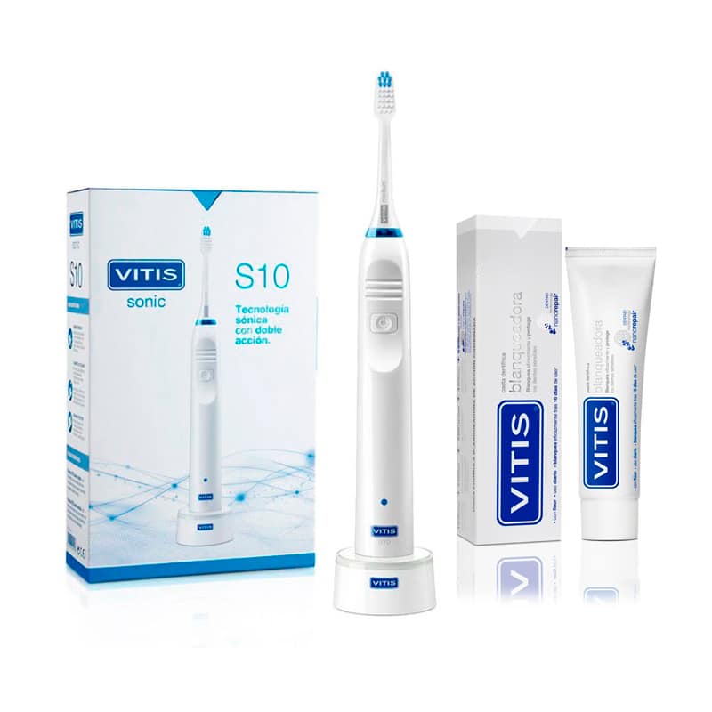 Pack Cepillo Eléctrico S10 + Pasta Blanqueadora 100 ml. | Vitis