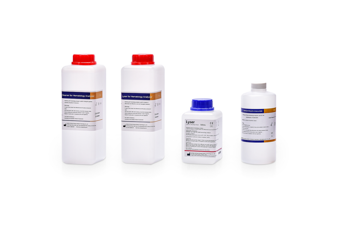 Kit Reactivos Reagentes Rayto RT 7600 vet