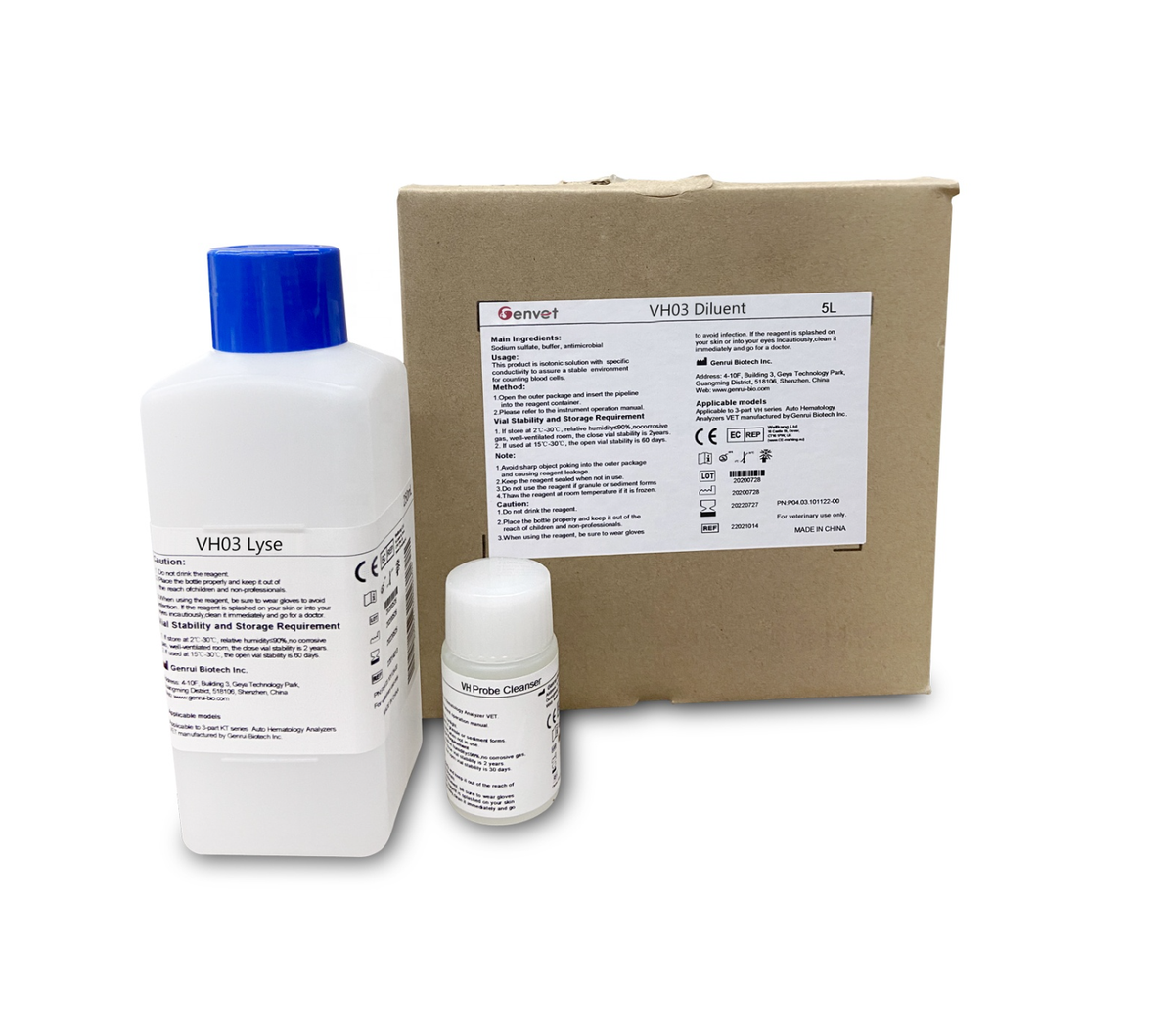 Kit reactivos Gnerui VH-30
