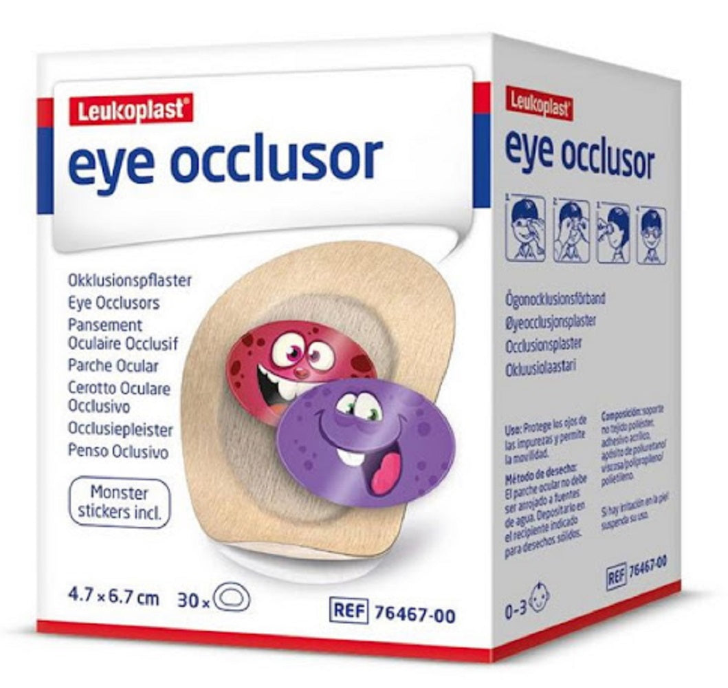 LEUKOPLAST EYE OCCLUSOR 4.7CM X 6.7CM JUNIOR 1