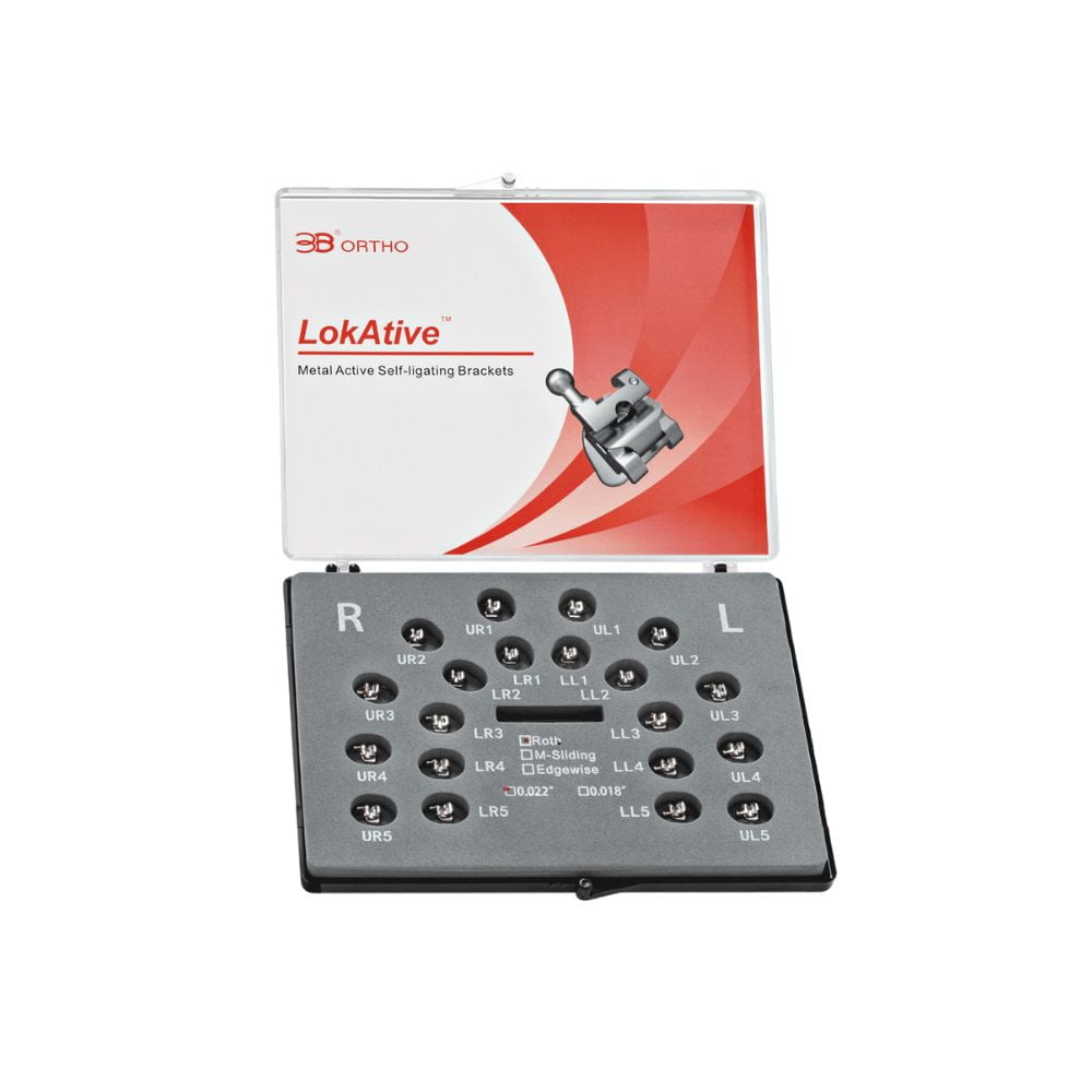 Kit Bracket Autoligado SLI ROTH Metálico | 3B Ortho