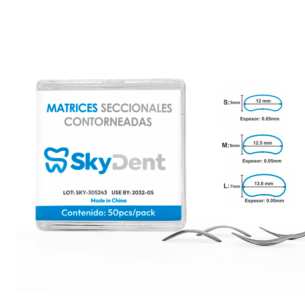 MATRICES SECCIONALES 50 UNIDADES SKYDENT