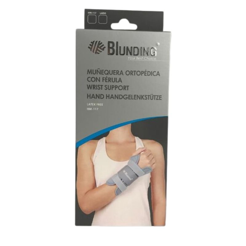 Muñequera Ortopedica con Ferula Izquierdo Blunding - tubotiquin.cl