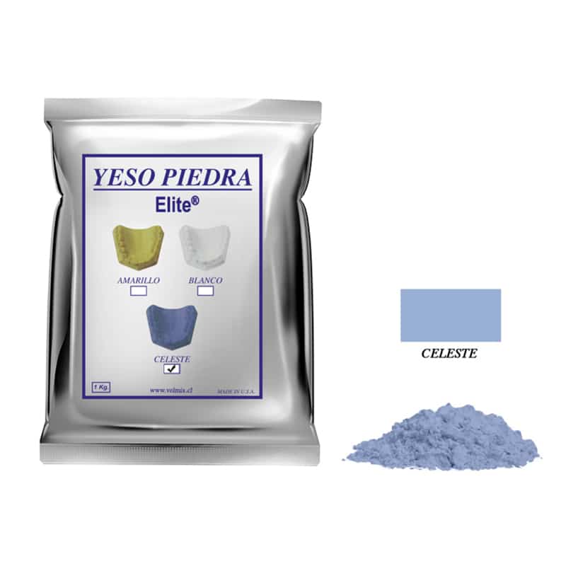 Yeso Piedra Celeste Tipo III (1kg) | Velmix