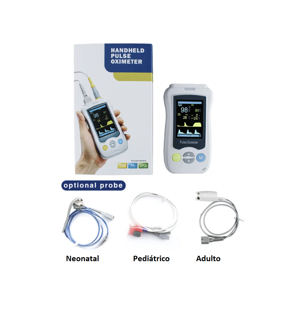 Oxímetro de Pulso Meditech MX2 Adulto neonatal y pediátrico