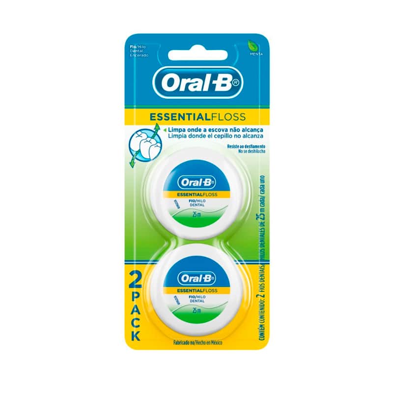 Pack Hilo Dental Essential Floss 2 un. (25 mts) | Oral-B