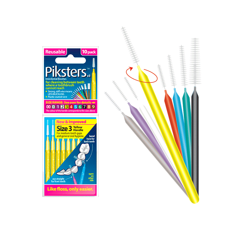 Cepillo Interdental Sachet 10 un. | Piksters