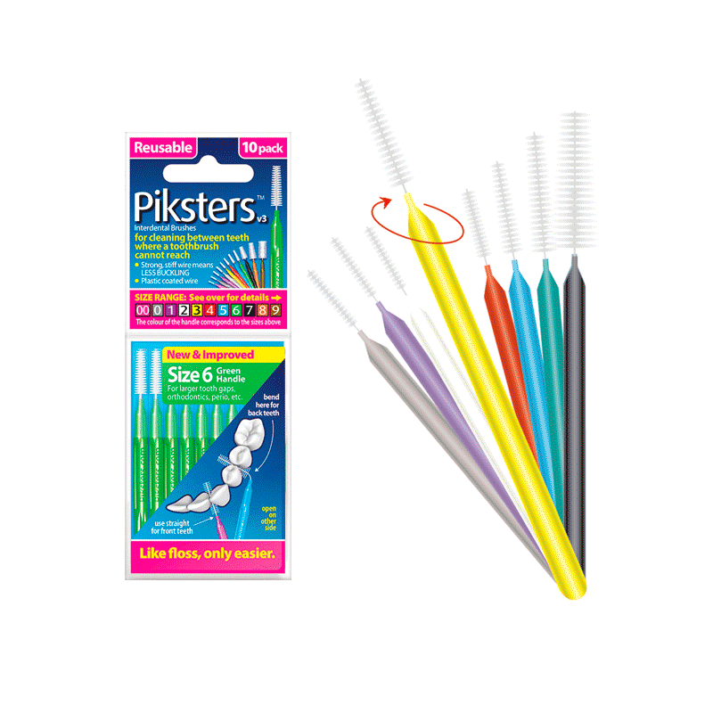 Cepillo Interdental Sachet 10 un. | Piksters