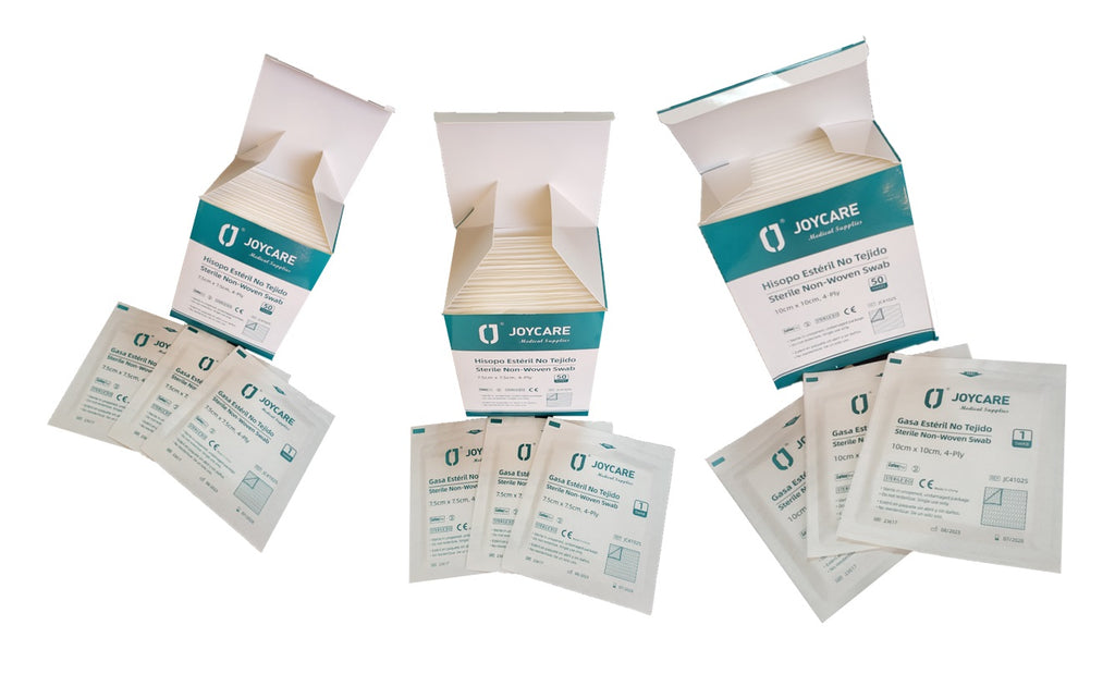 Pack 10 Cajas Gasa Estéril 3 Medidas Diferentes (500 unidades selladas)