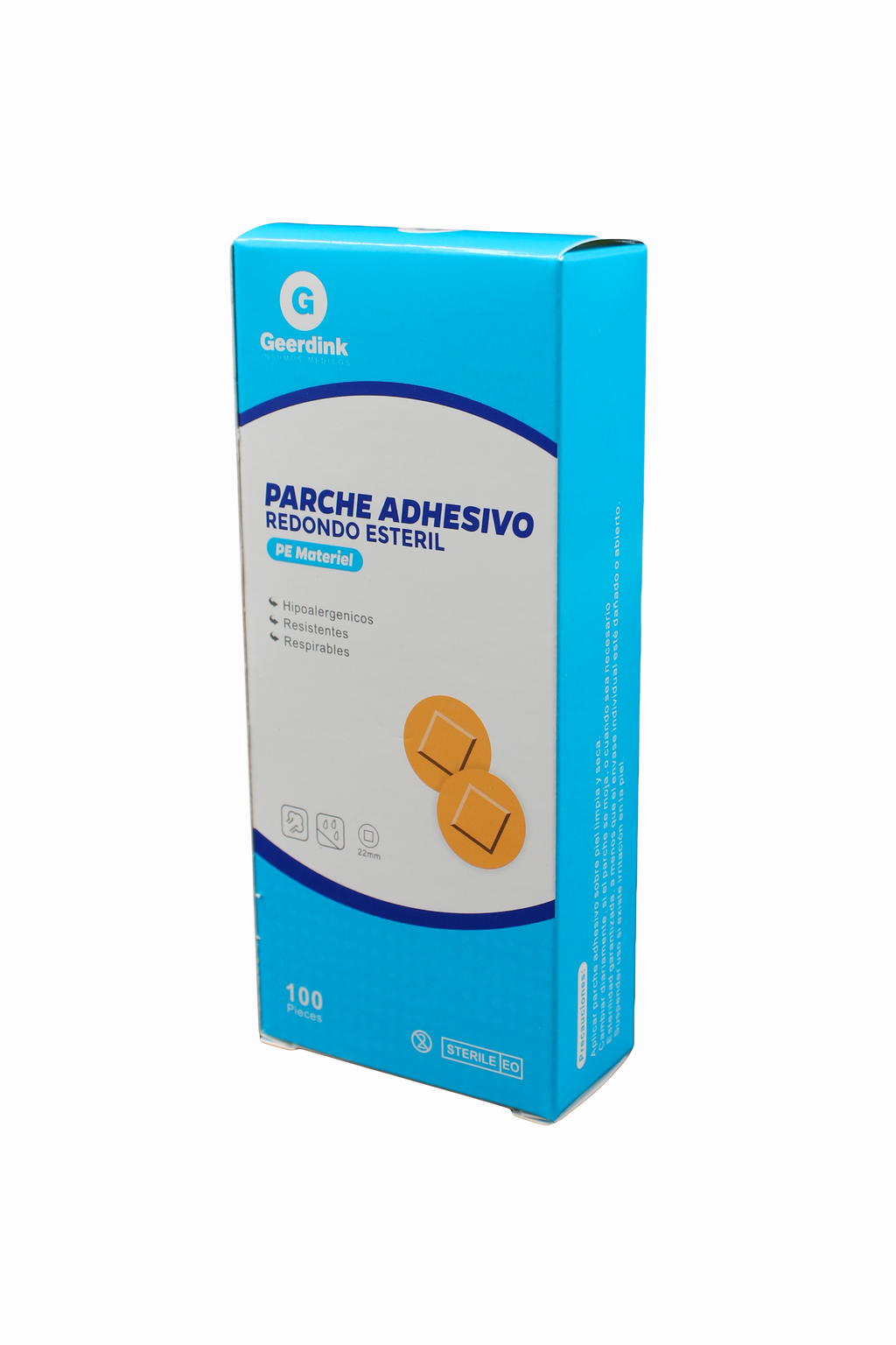 Parche Curita Redondo Estéril Geerdink - Unidad