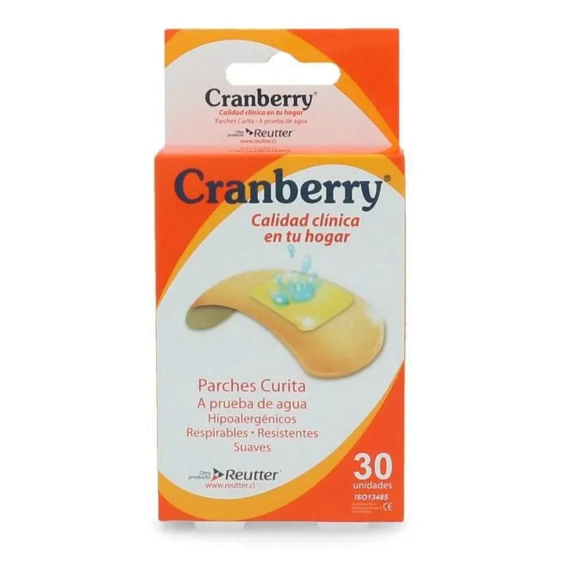Parches Curita - 30 unidades - Cranberry