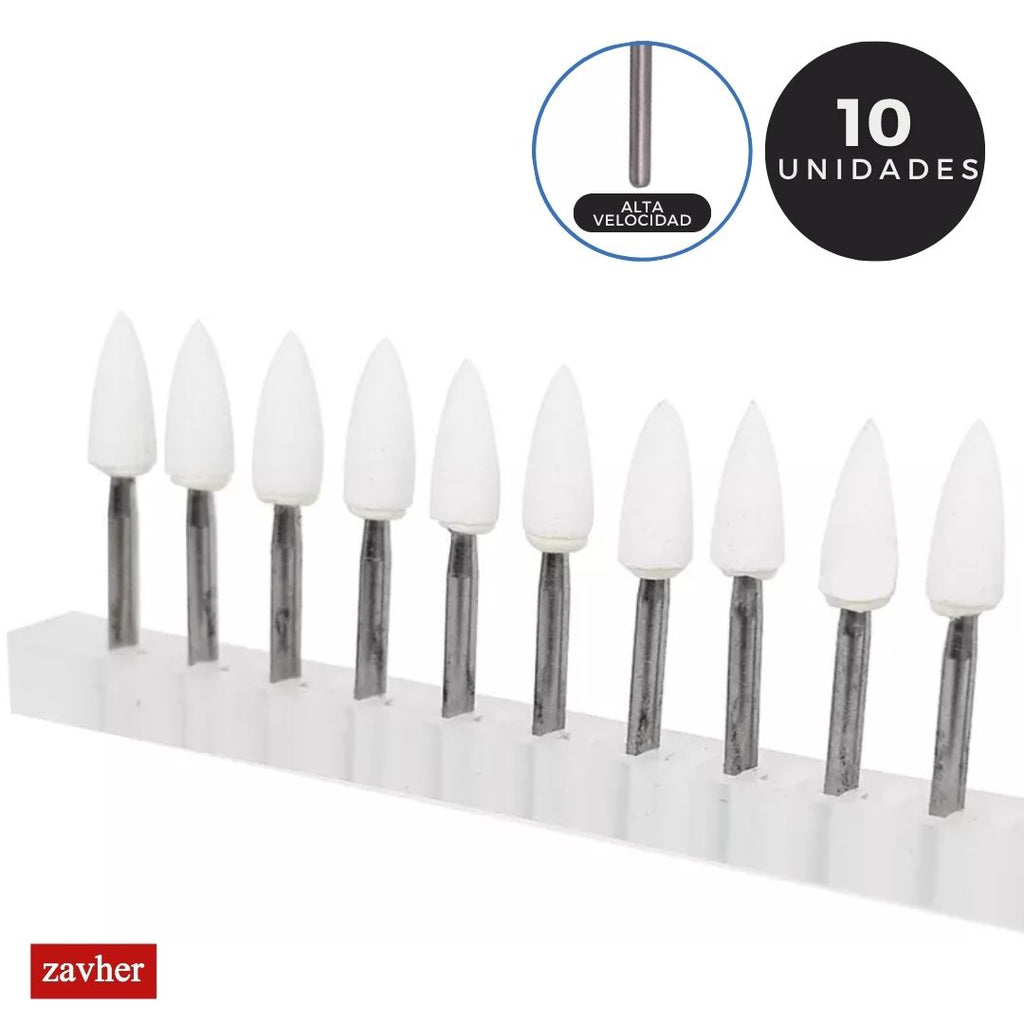 Set 10 Piedra Arkansas Forma Llama – Alta Velocidad (AV)