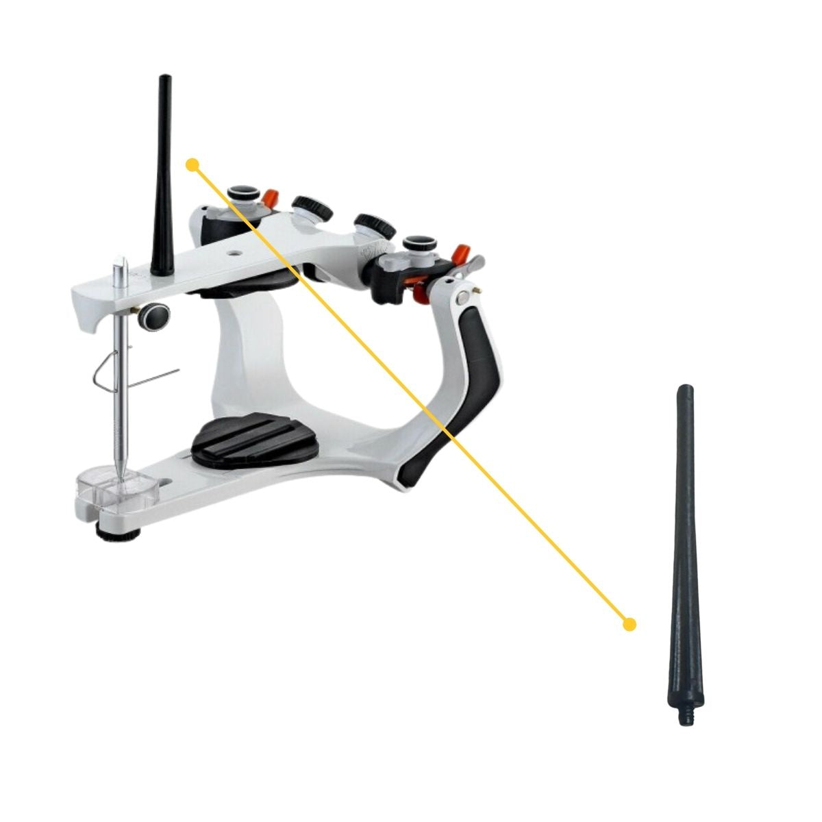 Pin Plástico de Soporte Superior para Articulador
